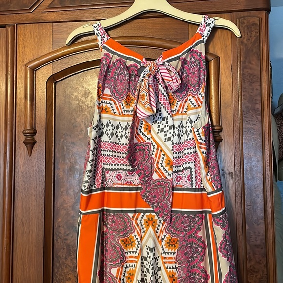 Chico’s Colorful Long Summer Dress - Picture 3 of 5